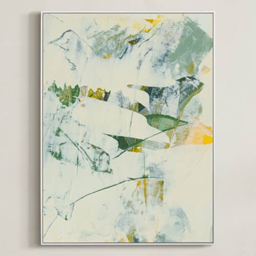 This is a vibrant gold art with standard by Grayling called emerald waltz