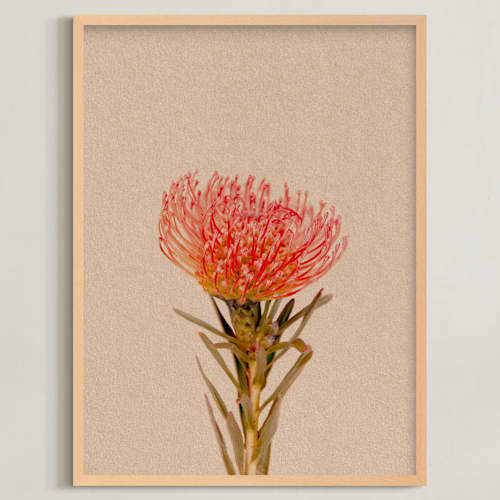 This is a clay art with standard by Paola Benenati called protea collection 1