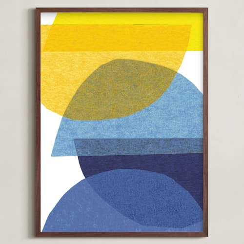 This is a sun and moon art with standard by Carrie Moradi called tissue mounds