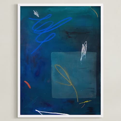 This is a lapis lazuli art with standard by Keren Toledano called bait & switch