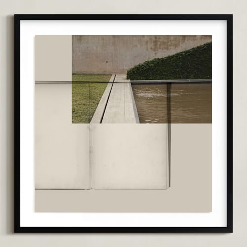 This is a lawn art with standard by Maja Cunningham called juxtaposed