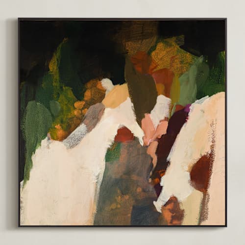 This is a moss art with standard by Wendy Keller called square abstract 1