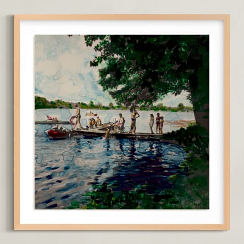This is a water art with standard by Sumak Studio called color photography: lake