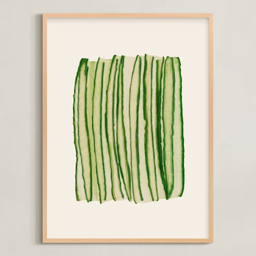 This is a cucumber art with standard by Kamala Nahas called fresca 1