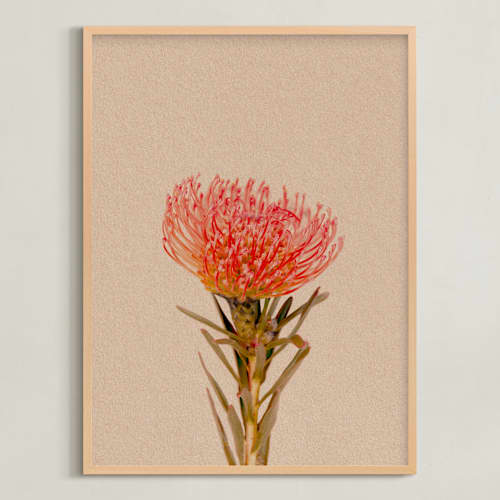 This is a clay art with standard by Paola Benenati called protea collection 1