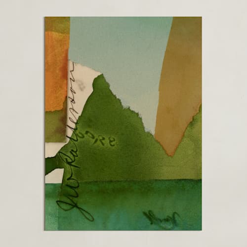 This is a jade art with standard by Morgan Kendall called aqua hills i