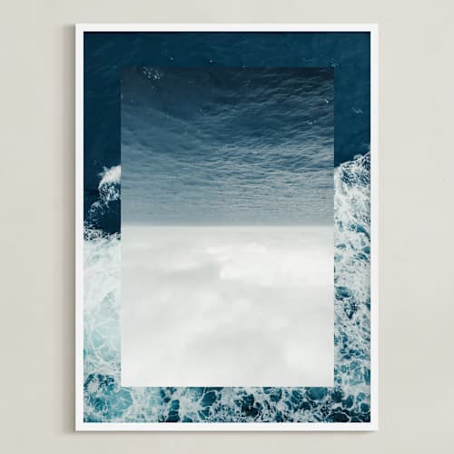 This is a marine art with standard by lulu and isabelle called waves 2
