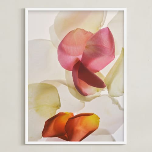 This is a rose art with standard by Karen Kardatzke called inventing a flower