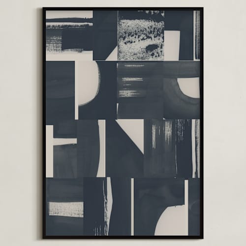 This is a black art with standard by Lena Erysheva called monochrome