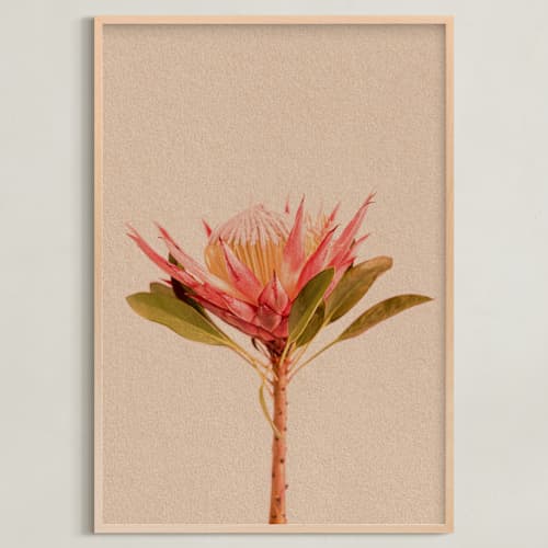 This is a clay art with standard by Paola Benenati called protea collection 3
