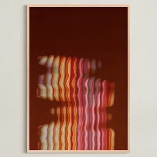 This is a walnut art with standard by Paola Benenati called sugar trace