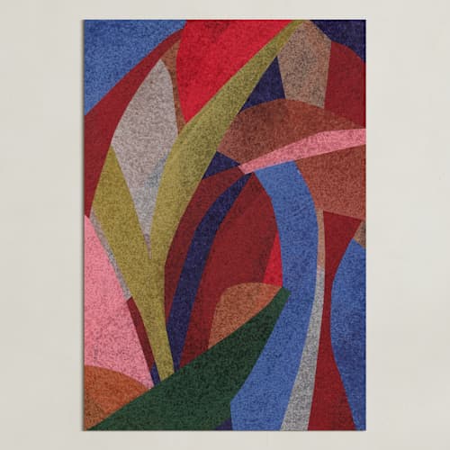 This is a rainbow art with standard by Carrie Moradi called dreaming of anini 1