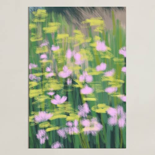 This is a meadow art with standard by Huefete called dancing flowers 2