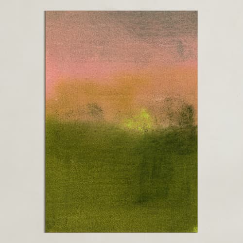 This is a rose pink art with standard by Christina Flowers called sussex sunrise 2