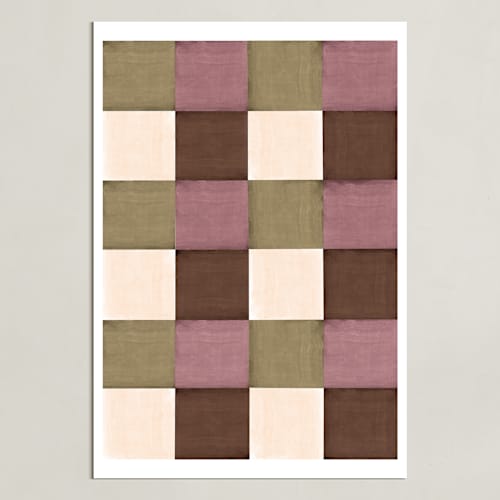 This is a olive art with standard by Baumbirdy called checker