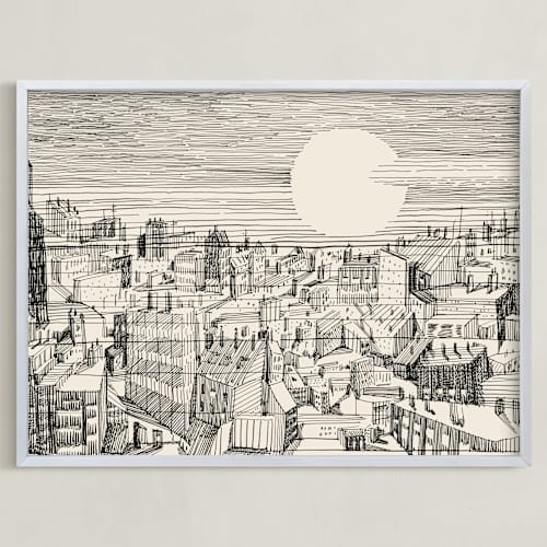 This is a sand art with standard by Catilustre called city blues