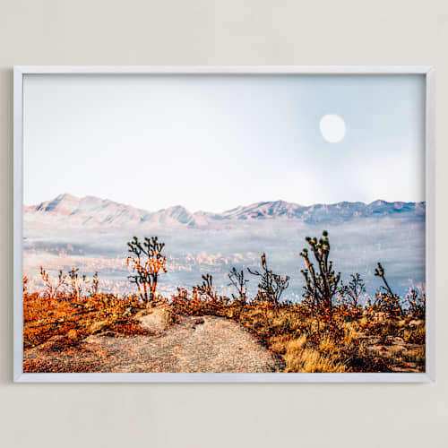This is a mist art with standard by Kate Baird called desert super moon