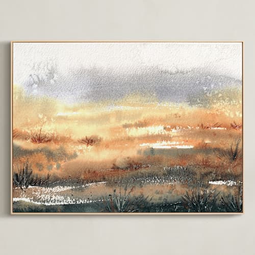 This is a earthy brown art with standard by Samantha Tang called dance to your own intuition