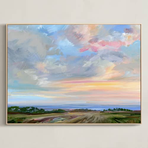 This is a sunset art with standard by Nicole Walsh called sunlit
