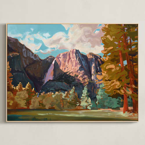 This is a ochre art with standard by Jess Franks called first look