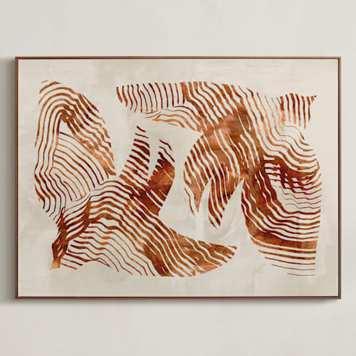 This is a sepia art with standard by Mojca Dolinar called two birds