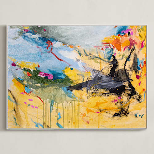 This is a canary art with standard by LaDara McKinnon called perpetual state: 7