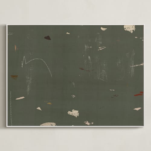 This is a green art with standard by Shiho Whitehead called play