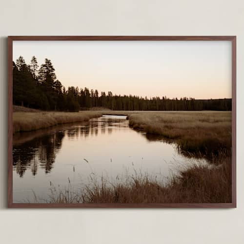 This is a dusk art with standard by Tania Medeiros called silent river
