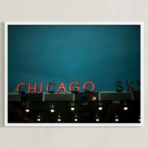 This is a midnight sky art with standard by E Melko called chicago sky