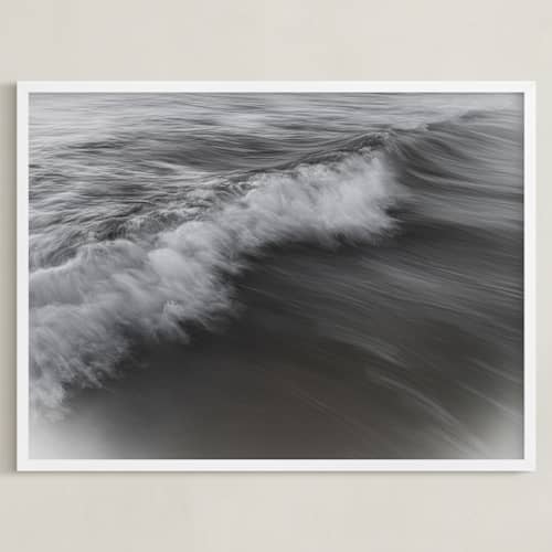 This is a stormy gray art with standard by Tal Paz-Fridman called the uniqueness of waves xlvi