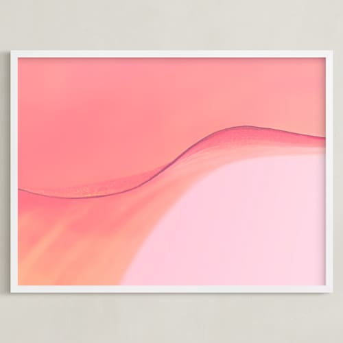 This is a coral art with standard by Kate Dailey called lily on the edge
