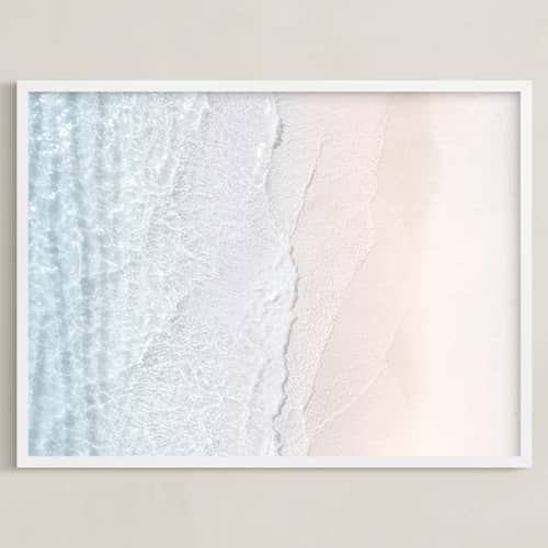 This is a ocean blue art with standard by Tania Medeiros called gradient state of mind