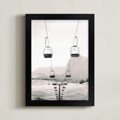 This is a steel art with standard by Ellen Schlegelmilch called lift