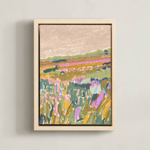 This is a peach art with standard by Alisa Galitsyna called across the fields 2