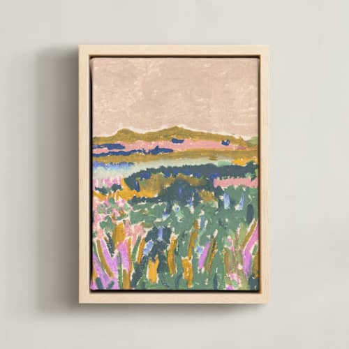 This is a peach art with standard by Alisa Galitsyna called across the fields 1