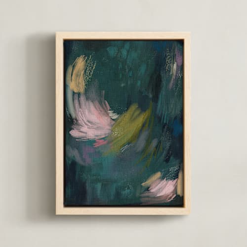 This is a midnight green art with standard by Yaling Hou Suzuki called dreamscape 1