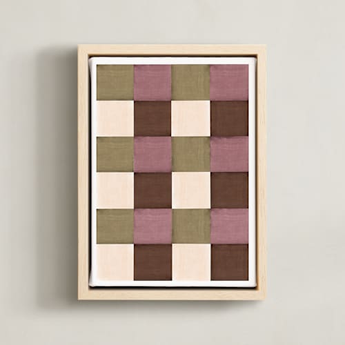 This is a olive art with standard by Baumbirdy called checker