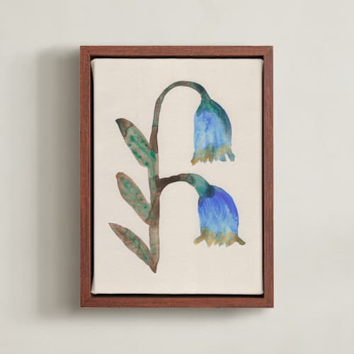 This is a waterfall blue art with standard by Alisa Galitsyna called the morning garden 4