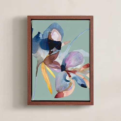 This is a french eggshell art with standard by Synnöve Seidman called first frost
