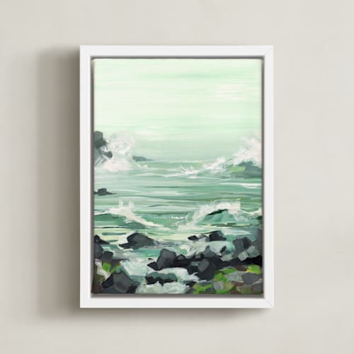 This is a sea spray green art with standard by BROOK PAGE called west coastal 2