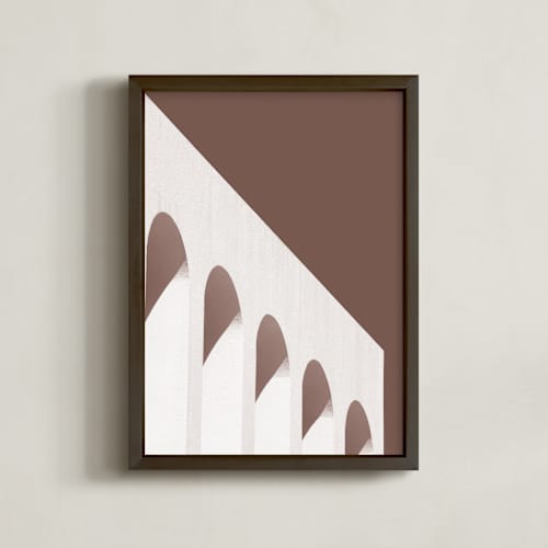 This is a brick art with standard by Alaric Yanos called arches in black and white