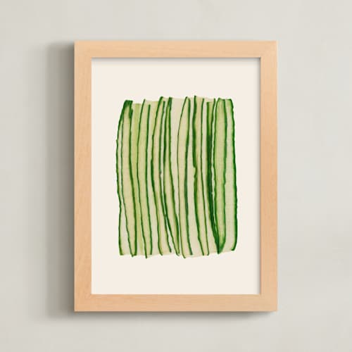 This is a cucumber art with standard by Kamala Nahas called fresca 1