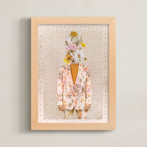 This is a golden meadow art with standard by Theresa Bear called forever blooming