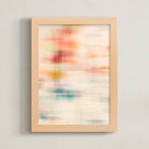 This is a spring plaid i art with standard by Karen Kardatzke called spring plaid