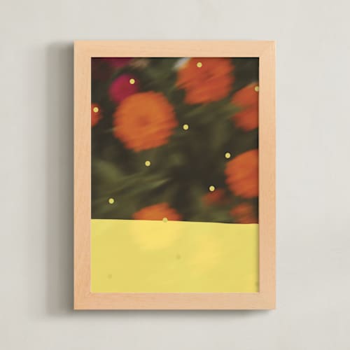 This is a sunshine art with standard by Morgan Kendall called le jardin magique 2