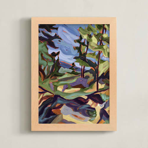 This is a olive art with standard by Theresa Edwards called from the path