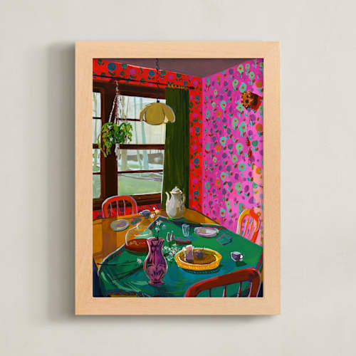 This is a sienna art with standard by Jess Franks called after tea
