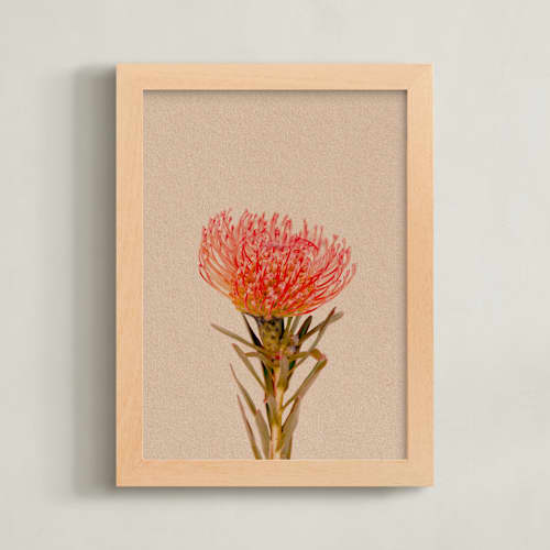 This is a clay art with standard by Paola Benenati called protea collection 1