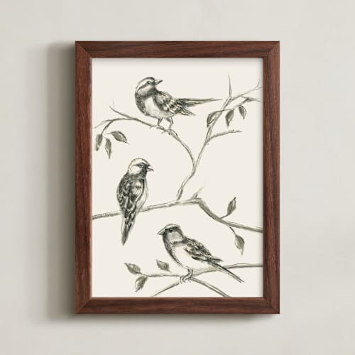 This is a sand art with standard by Teju Reval called birds i