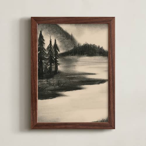 This is a moonlight art with standard by Teju Reval called misty night 1